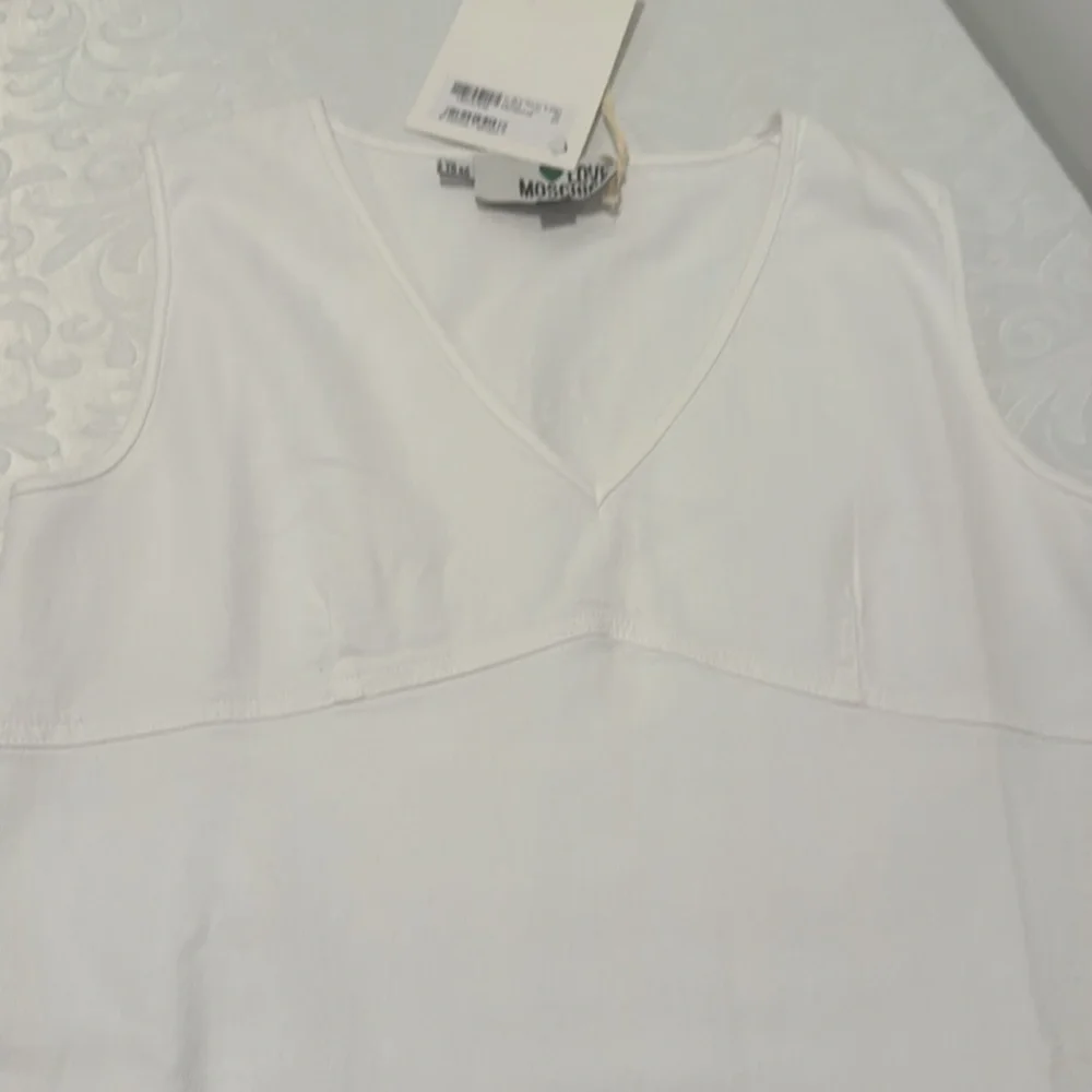 Love Moschino Sleeveless White Denim Dress - Picture 7 of 12